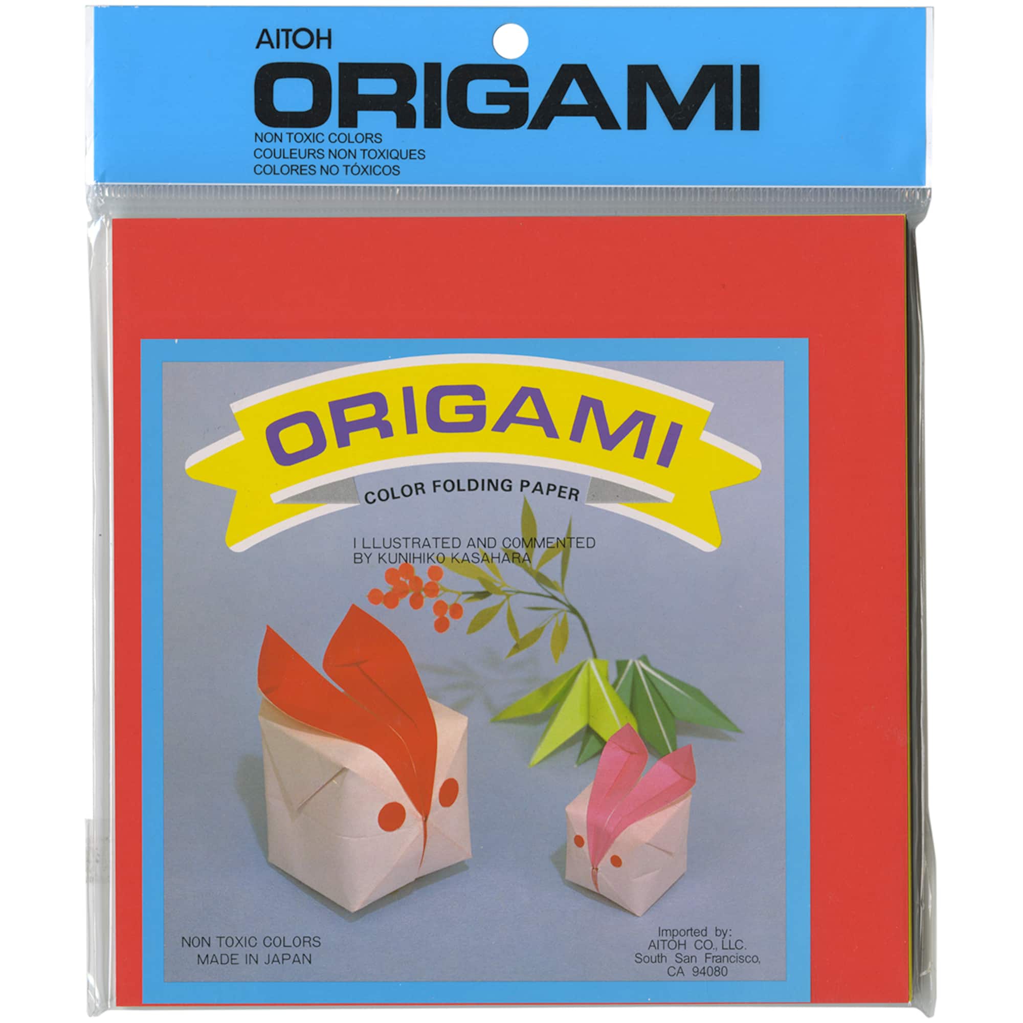 Aitoh 7" Assorted Origami Paper, 100 Sheets